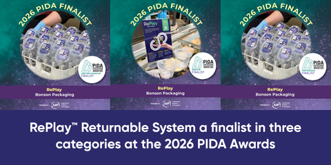 RePlay™ Returnable System a finalist in three categories at the 2026 PIDA Awards