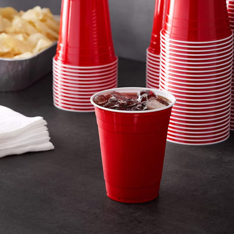16oz Red Party Cups (PP) 16oz/425ml