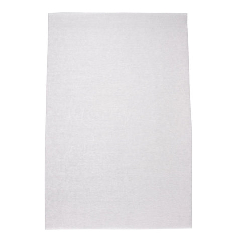 White textured filter paper on a white background
