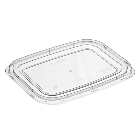 Bonware Clear plastic lid on a white background