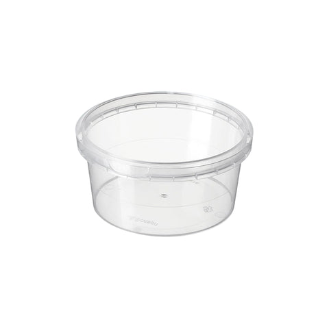 230ml Bonson™TE PP Round Tamper Evident Container Ø93mm on a white background