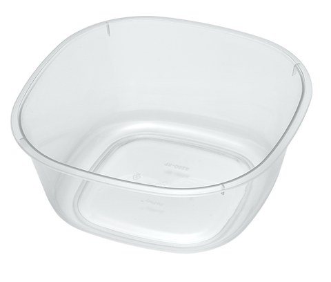 280ml Bonson RePlay Returnable Clear polypropylene container on a white background