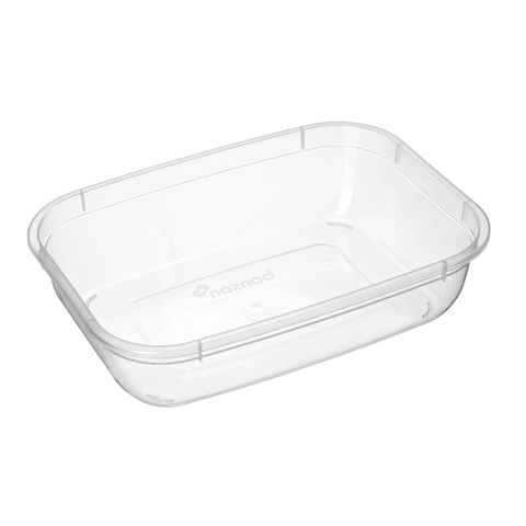 Bonson 500ml Clear plastic container on a white background