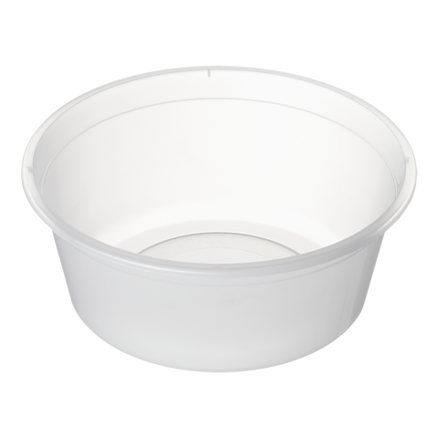 300ml Bonson PP Round freezer grade container on a white background