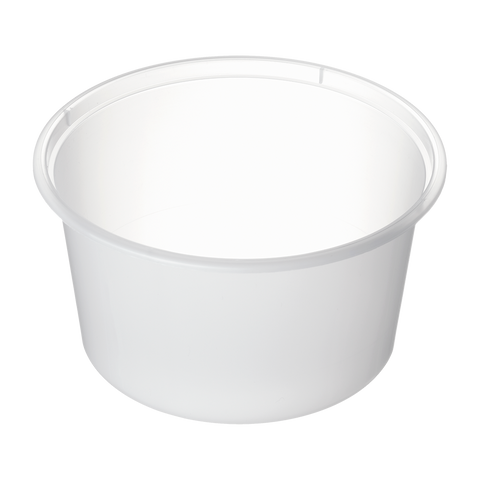 440ml Bonson PP Round freezer grade container on a white background