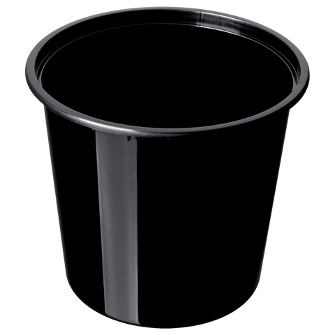 700ml Bonson PP Round black container on a white background