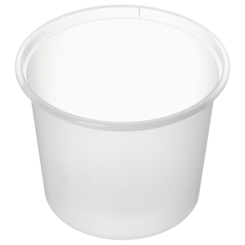 700ml Bonson PP Round freezer grade container on a white background