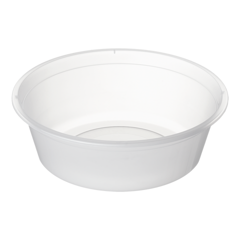 280ml Bonson PP Round freezer grade container on a white background