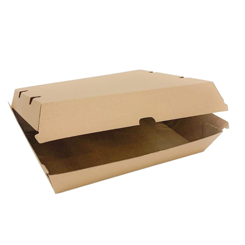 CraftWare™ Kraft Board Hinged-lid Box on a white background