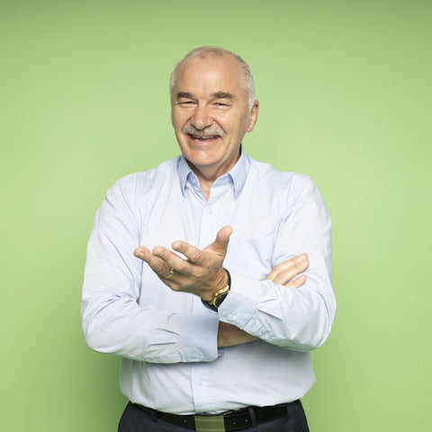 Bonson employee Gary Kimber, a smiling man with a moustache