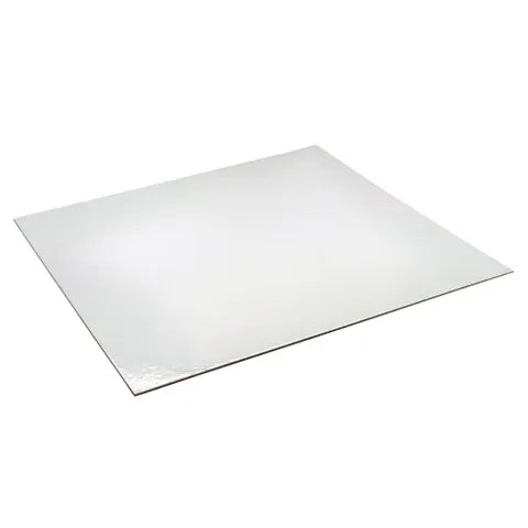 half slab cake board on a white background