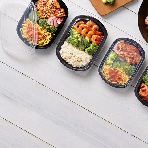 These quality containers are made with polypropylene and they feature robust construction that supports microwave reheating. They are available in a range of serving capacities, ideal for small and large prepared meal food services. Film-seal can also be applied.

The contemporary wide-body profile allows effective reheating while the stylish curved-edge design enhances grip and allows easy food handling. 