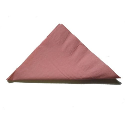 Pink 2-PLY Lunch napkin on a white background