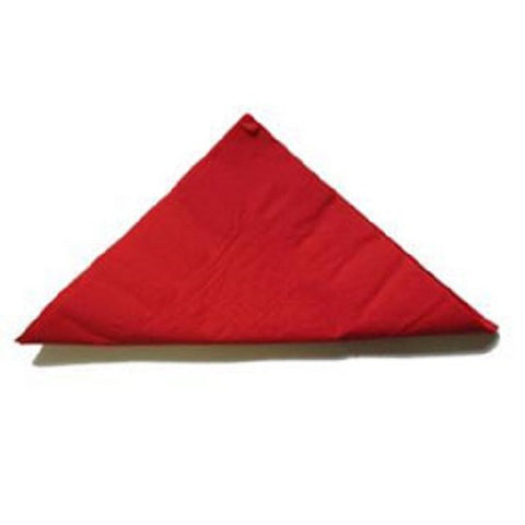 Red 2-PLY Lunch napkin on a white background