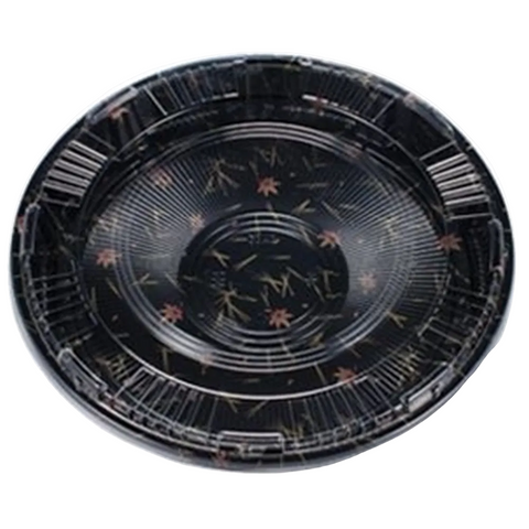 Small Printed sushi platter on a white background