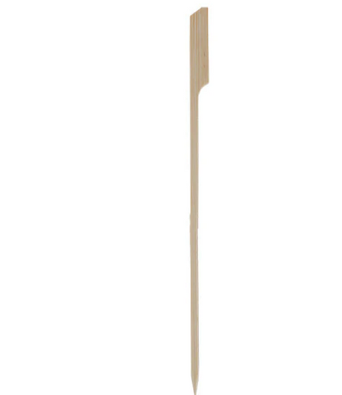 200mm Bamboo Paddle Skewer on a white background