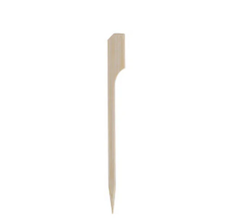 90mm Bamboo Paddle Skewer on a white background