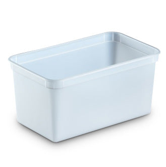 3L Rectangular plastic ice cream container on a white background