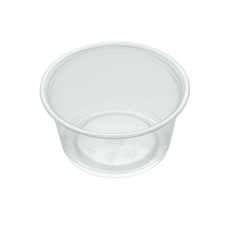 60ml Small PET Portion Cup on a white background