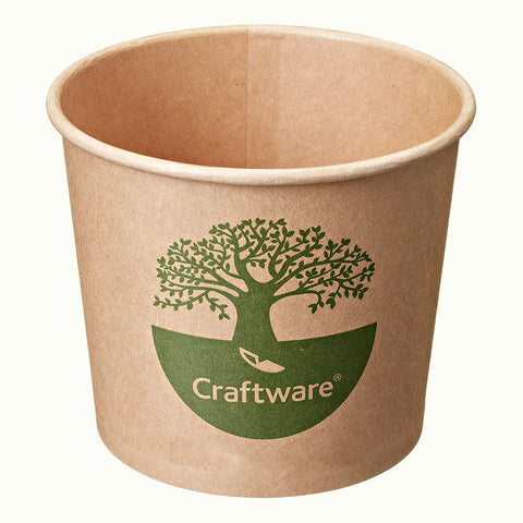 1000ml printed kraft round container 34oz