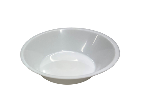 Small White PP Sauce Dish on a white background