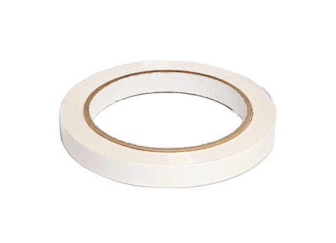 Roll of white PVC tape on a white background
