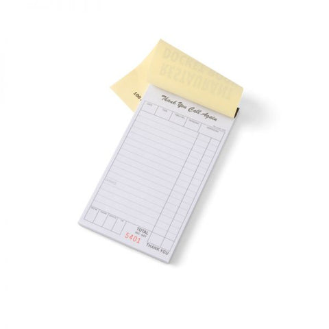 Single copy docket book on a white background