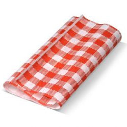 Grease Proof Paper Wrap Red Gingham Check