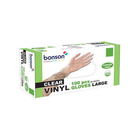 Clear Vinyl Gloves (Powder Free)