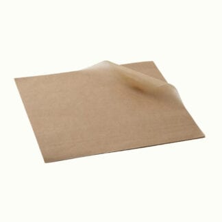 Brown Greaseproof Paper Sheets - Half Cut